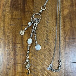 GUC Lucky Brand Seashore Themed Long Necklace